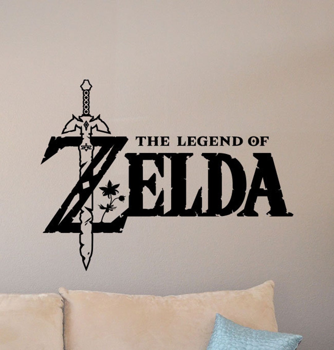 The Legend of Zelda Wall Decal Master Sword Poster Video Game Decal