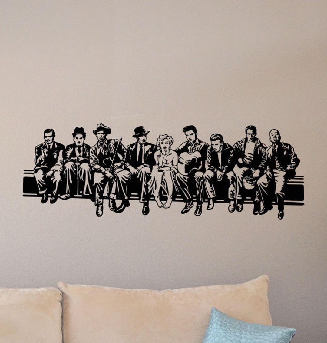 The Beatles Logo Wall Decal Music Band Group Wall Art Vinyl Mural Sticker
