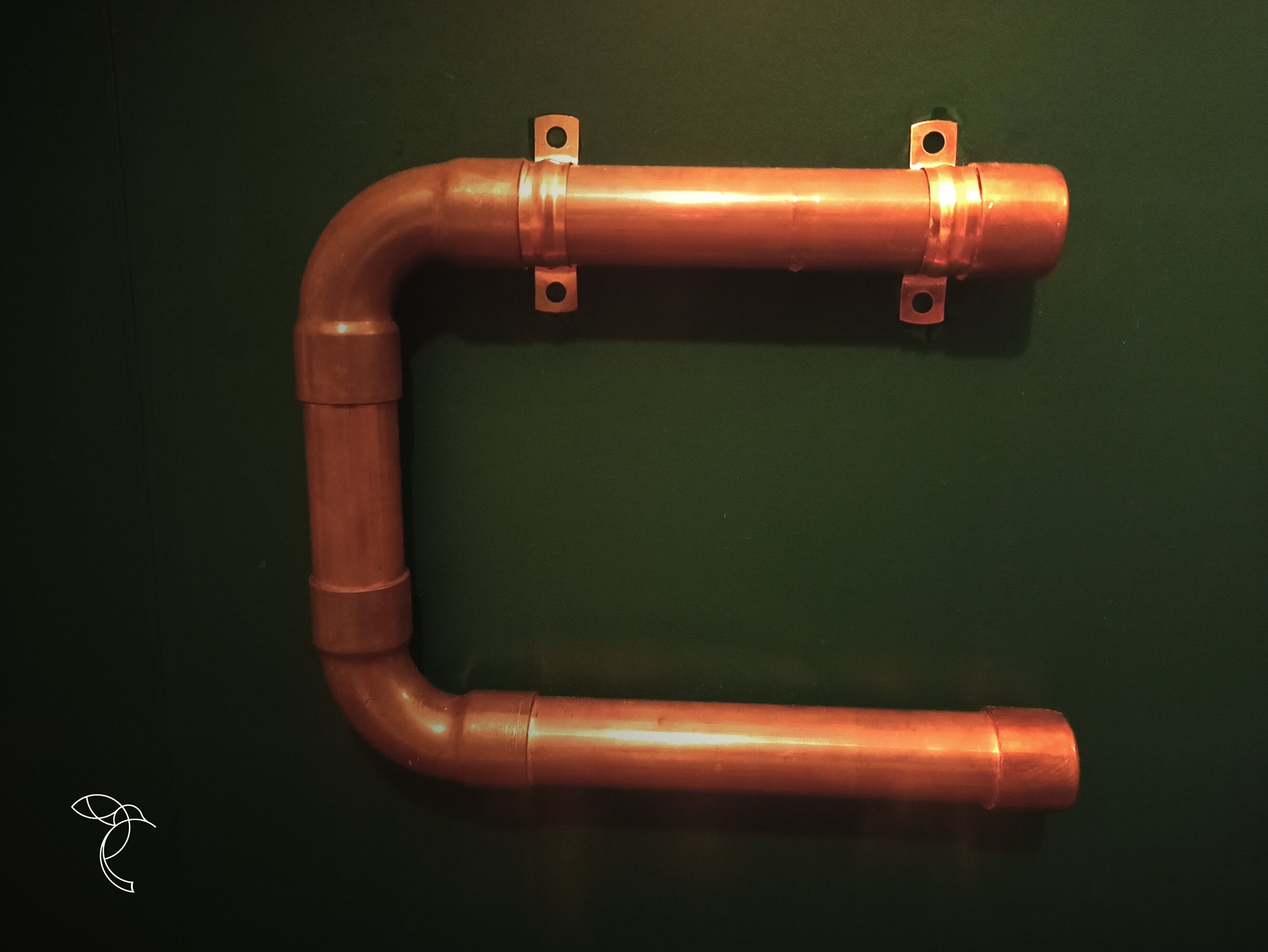 Toilet Paper Holder Made of Copper Etsy UK