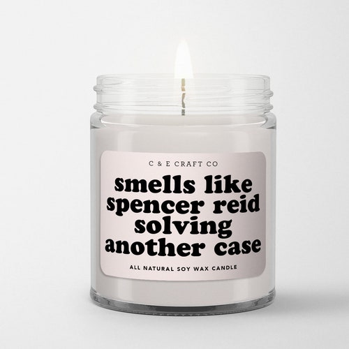 C&E Smells Like Spencer Reid Soy Wax Candle Etsy