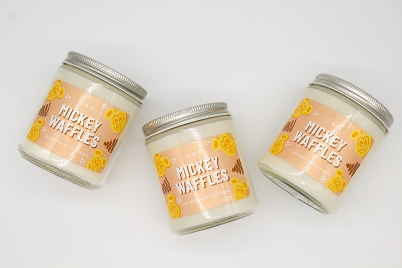 Mickey Waffles C/&E Disney Commentary Soy Wax Candle