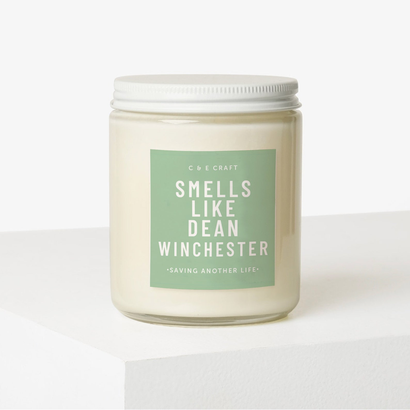 C&E Smells Like Dean Winchester Soy Wax Candle Gift for Etsy