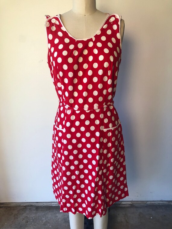 polka dot dress with pockets