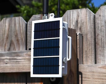Solar Repeater Node | Meshtastic & MeshCore | RAK WisBlock | GPS | Magnet Base | Tripod Strap Pole Mount | 18650 LiIon | ASA Enclosure