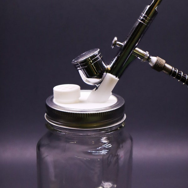 Airbrush Mason Jar Cleaning Pot Adapter (68mm/2.75")