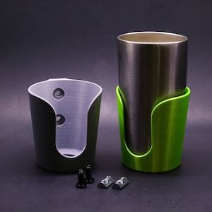 Cup Holder for SIM Racing Cockpit [with hardware] | Aluminum Profile Sim Rig 8020 | SIM Racing Accessories and Mods | Flight Simulator