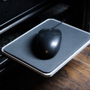 Mouse & Pad Tray (6x8&quot;) for SIM Racing Aluminum Profile Rig 8020, 20 series, 40 series [w/ Hardware] | SIM Racing Accessories
