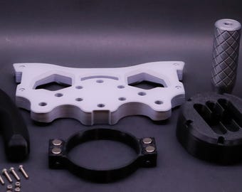 Complete Mod Kit for Logitech G29/G929/G920/G923 [F1 Wheel + Magnetic Paddle Mod + Shift Gate & Knob] | SIM Racing Accessories