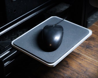 Mouse & Pad Tray (6x8") for SIM Racing Aluminum Profile Rig 8020, 20 series, 40 series [w/ Hardware] | SIM Racing Accessories