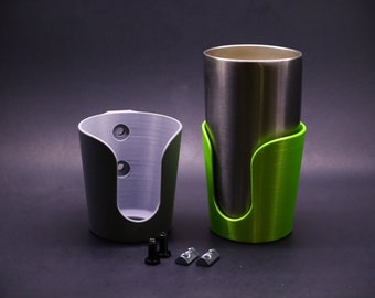 Cup Holder for SIM Racing Cockpit [with hardware] | Aluminum Profile Sim Rig 8020 | SIM Racing Accessories and Mods | Flight Simulator