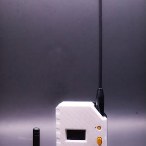 Complete Mesh Node Mini | Meshtastic | Meshcore | Heltec v4 GPS 3000mah LiPo | 915mhz LoRa Wifi & Bluetooth | Off Grid Communication Device Add 17cm Whip Atenna