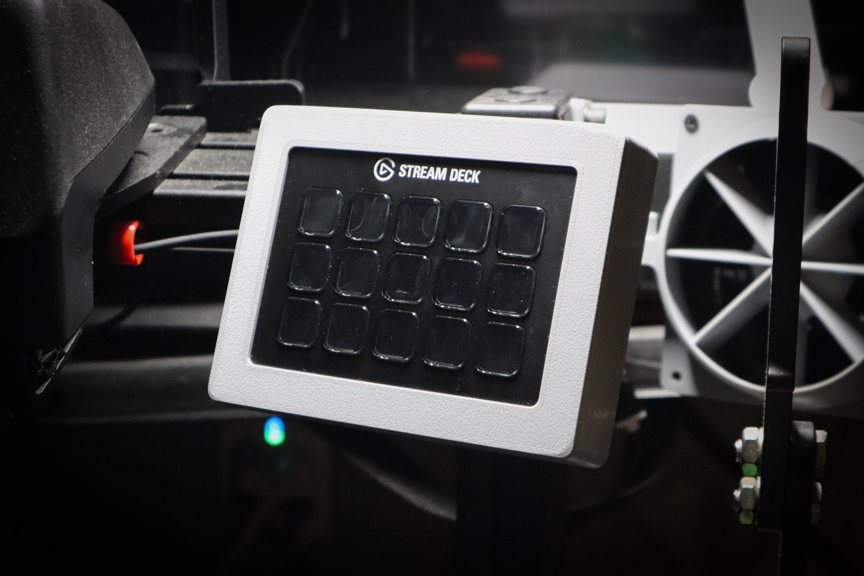 Sim Racing Stream Deck Module Stream Deck MK2 8020 Mount | Adjustable Sim Racing Cockpit Holder ...