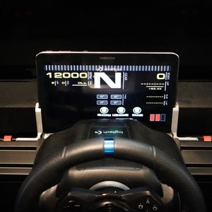 Tablet Mount [w/ Hardware] for SIM Racing Aluminum Profile Rig 8020 | SIM Racing Accessories