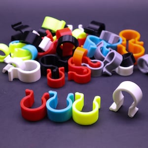 8020 T-Slot Clip-On Cable Management Clip [Small & Large] for SIM Racing Aluminum Profile Rig | SIM Racing Accessories | Flight Simulator