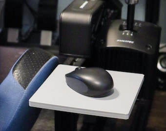 Mouse Pad for Aluminum Profile (7x7") + Hardware | Sim Racing Cockpit | Aluminum Profile 8020 | Sim Mods Accessories Upgrades | Flight Sim