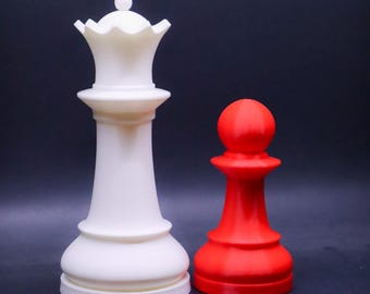 JUMBO Chess Pieces | Tournament Style Chess Decor