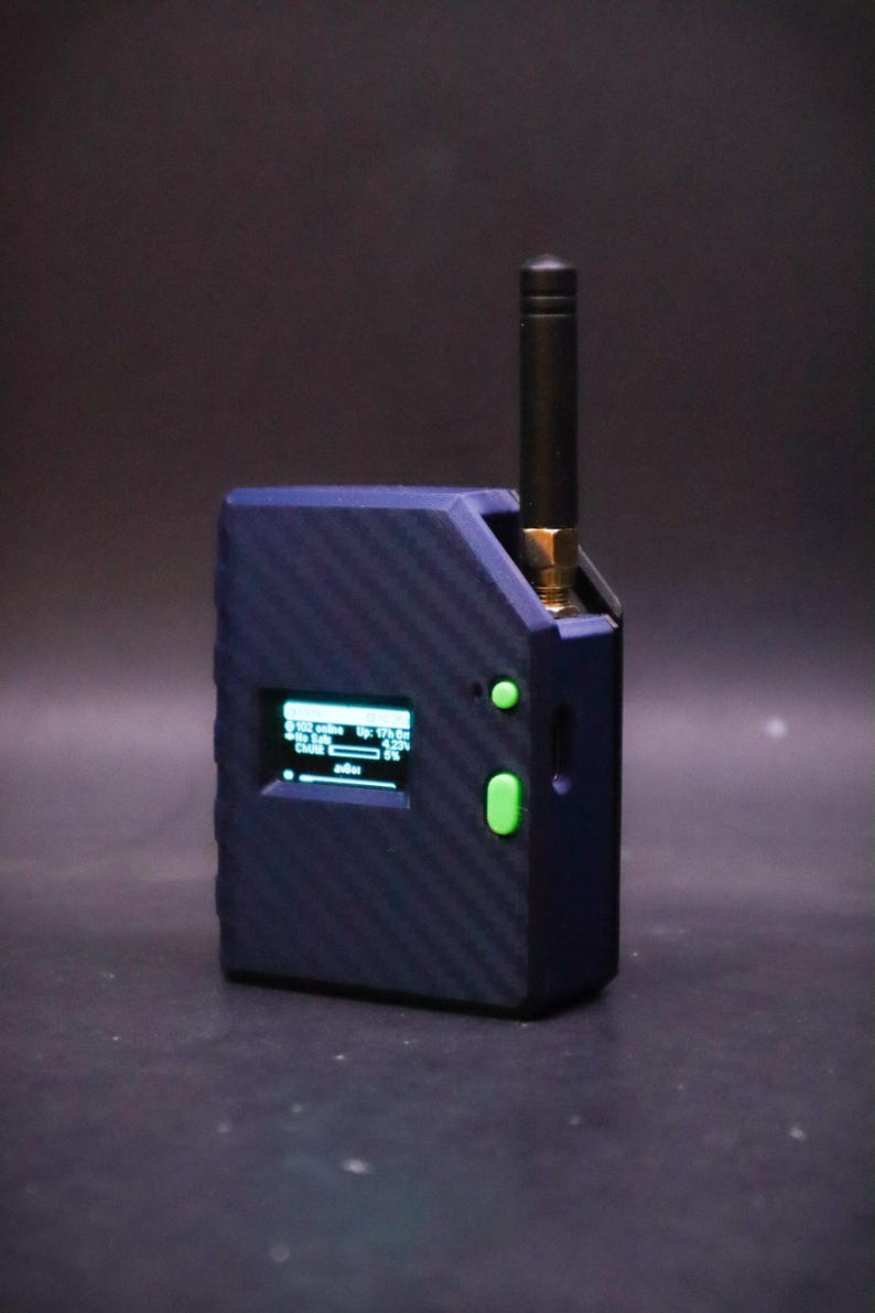 Complete Mesh Node Mini | Meshtastic | Meshcore | Heltec v4 GPS 3000mah LiPo | 915mhz LoRa Wifi & Bluetooth | Off Grid Communication Device None