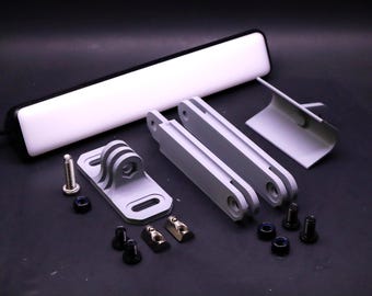 Govee Light Bar Mount Adjustable | 300&600mm Extension | Sim Rig Cockpit | Aluminum Profile 8020 | SIM Racing Accessories Mods | Flight Sim