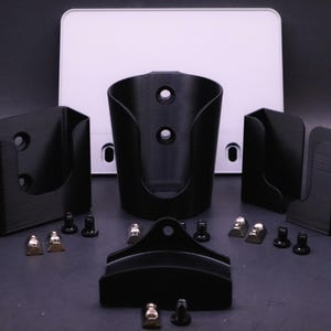 Paquete de accesorios para simulador 8020 / Portavasos, soporte para teléfono, bandeja para teclado, alfombrilla para ratón y colgador de auriculares / Simulador de vuelo