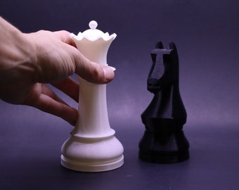 JUMBO Chess Pieces | Tournament Style Chess Decor