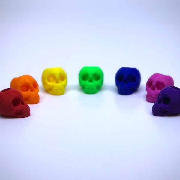 Dreadlock Skull Beads | 3D Printed