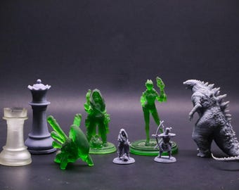 Custom 3D Printed Resin Miniatures | 3D Printing Service [Please Read Description]