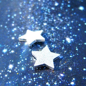 stud earrings star silver, ear studs silver plated, Asterisk stud earrings, stainless steel