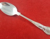 Antique Silverplate Oval Place Soup Spoon - Kings Pattern by TE Osborne Co Ltd