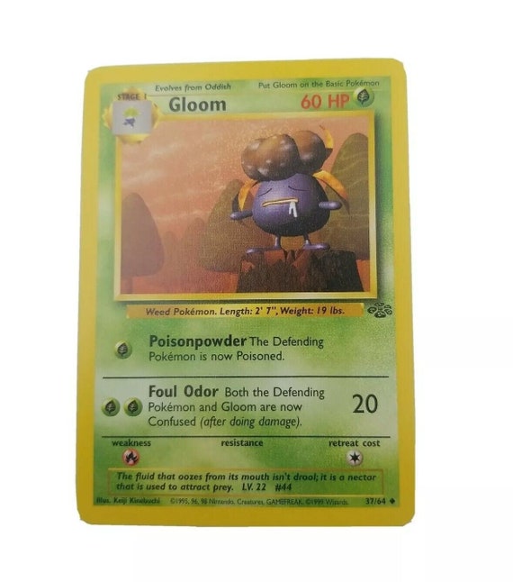 Pokmon TCG Gloom Jungle 37/64 Regular Unlimited Uncommon - Etsy