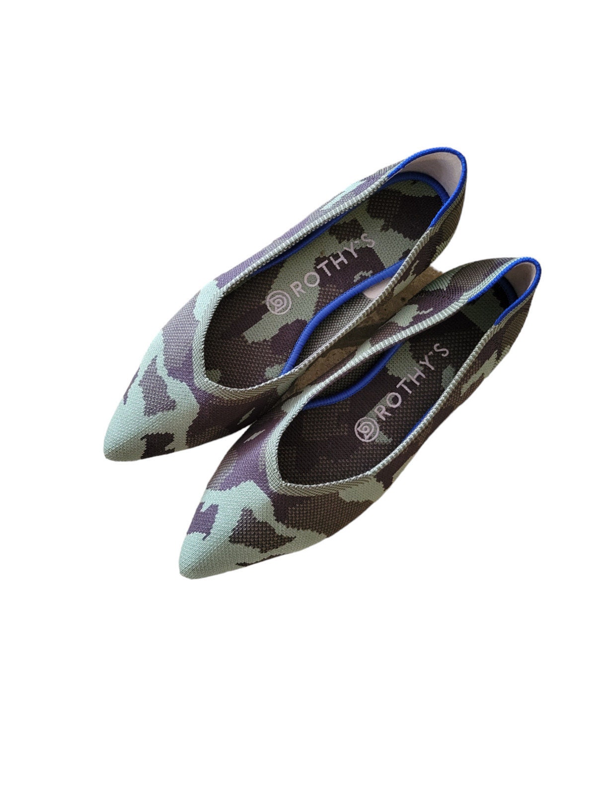 rothys olive camo point