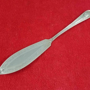Vintage Silverplate Master Butter Knife Thomas Bradbury & Sons Sheffield England