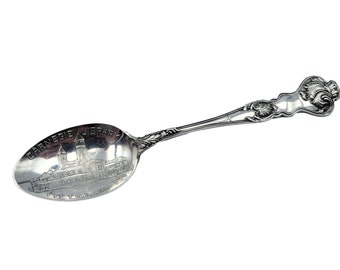 Pittsburg PA ~ Marlboro by Payer & Bake Sterling Silver Souvenir Spoon 5 1/4"