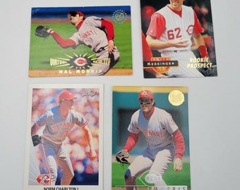 Lot 4 Cincinnati Reds Baseball Trading Cards 90s Morris Charlton Kessinger