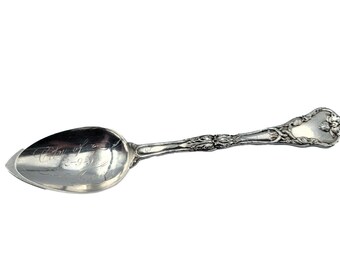 Citrus Souvenir Spoon ~ City of Mexico 1891 Silverplate Flatware Silverware 6"