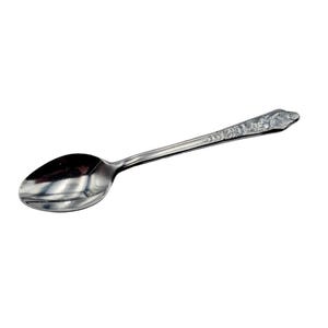 Vintage Chrome Plated Apostle Demitasse Spoon Made in Great Britain 4 3/4"