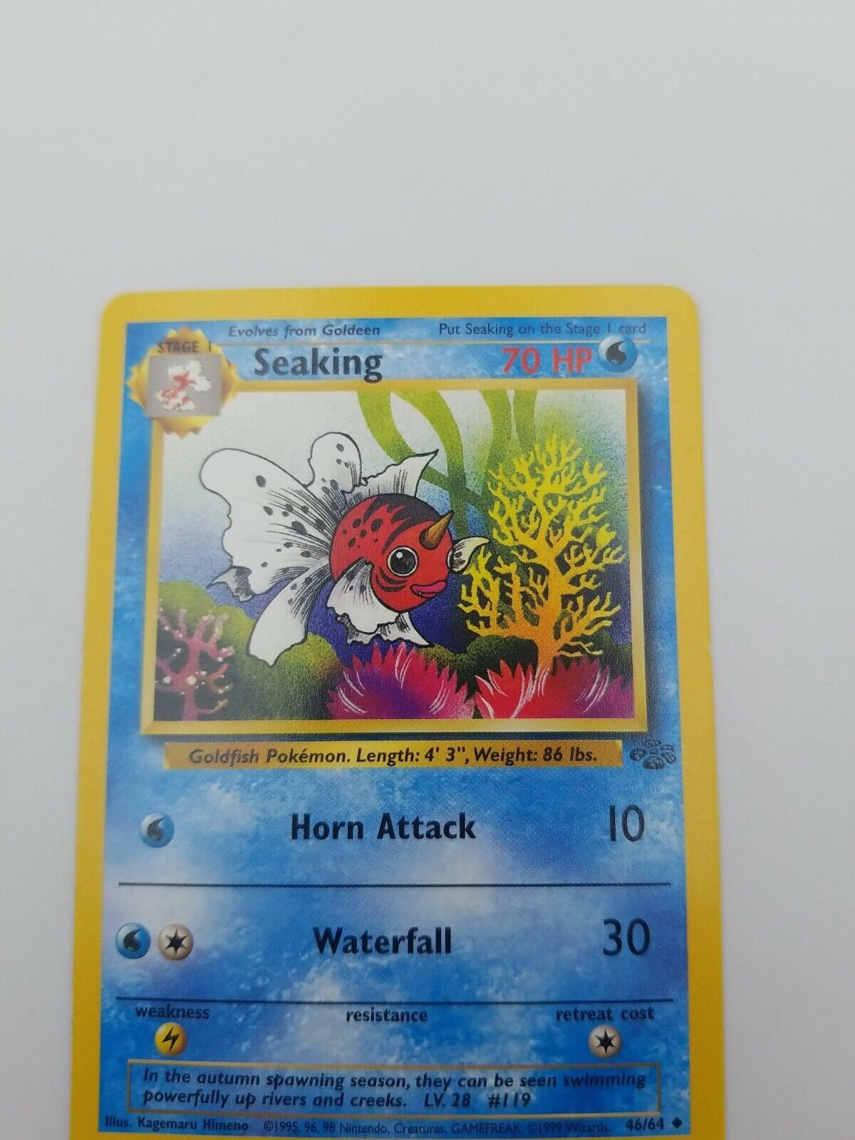 Pokmon TCG Seaking Jungle 46/64 Regular Unlimited Uncommon - Etsy