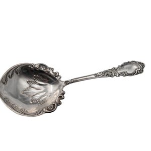 Casserole Serving Spoon Aldine by Rogers & Hamilton Silverplate Flatware 8 3/4"