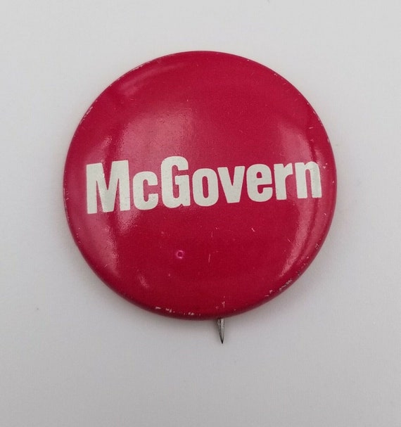 Vintage George McGovern 1972 Presidential Campaign
