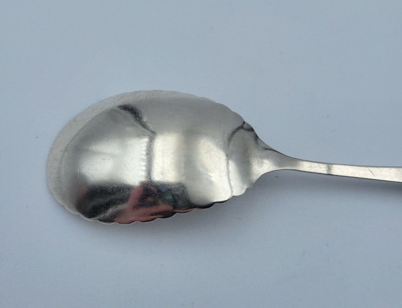Sugar Shell Spoon Stuart by Campbellmetcalf Sterling Silver 16 Gms 5 1