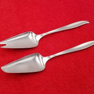 Cheese Knife & Pick Set by International Stainless Flatware Silverware 6 1/2"