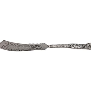 Twisted Master Butter Knife ~ Opal by Rogers Intl Silverplate Flatware 7 1/2"
