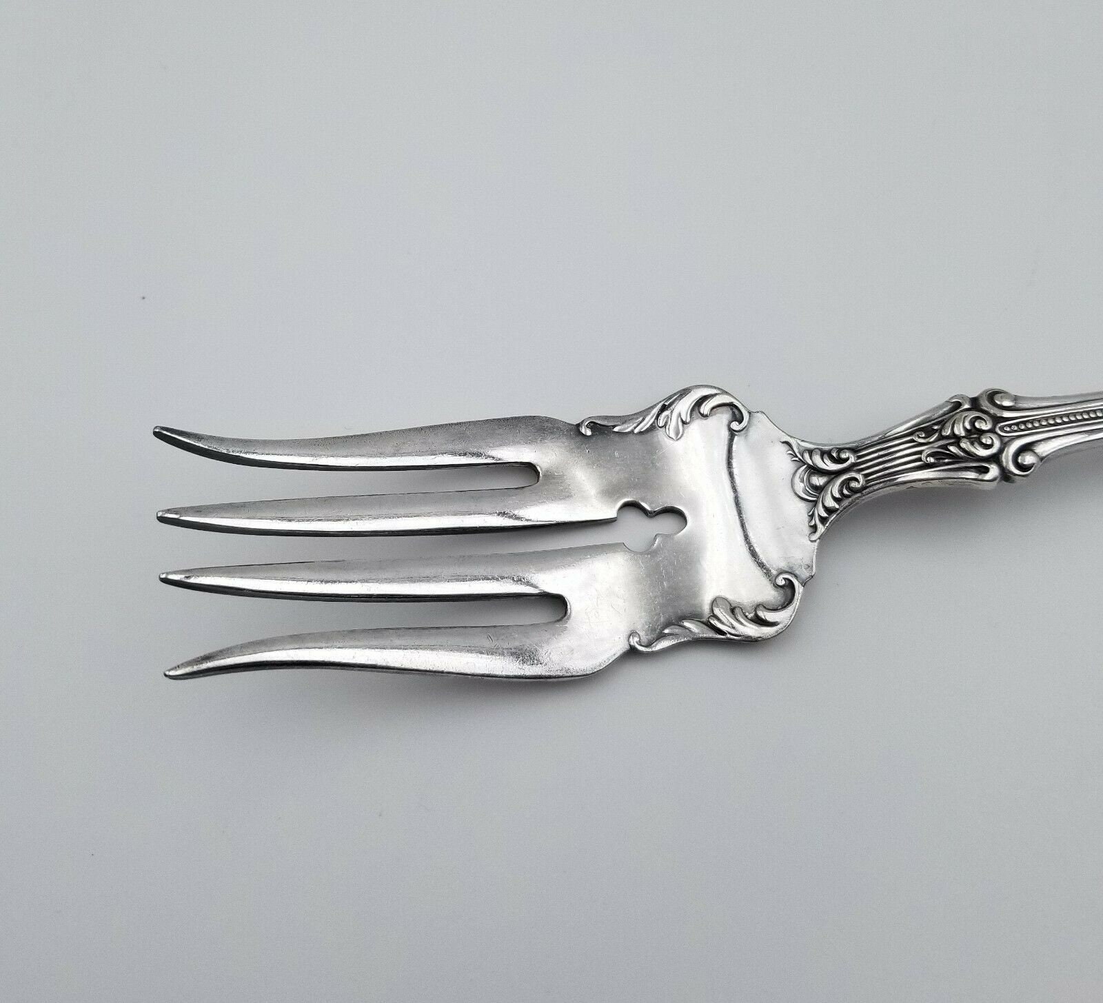 Rosenthal LOTUS SILVERPLATE Cold Meat Serving Fork 860228 
