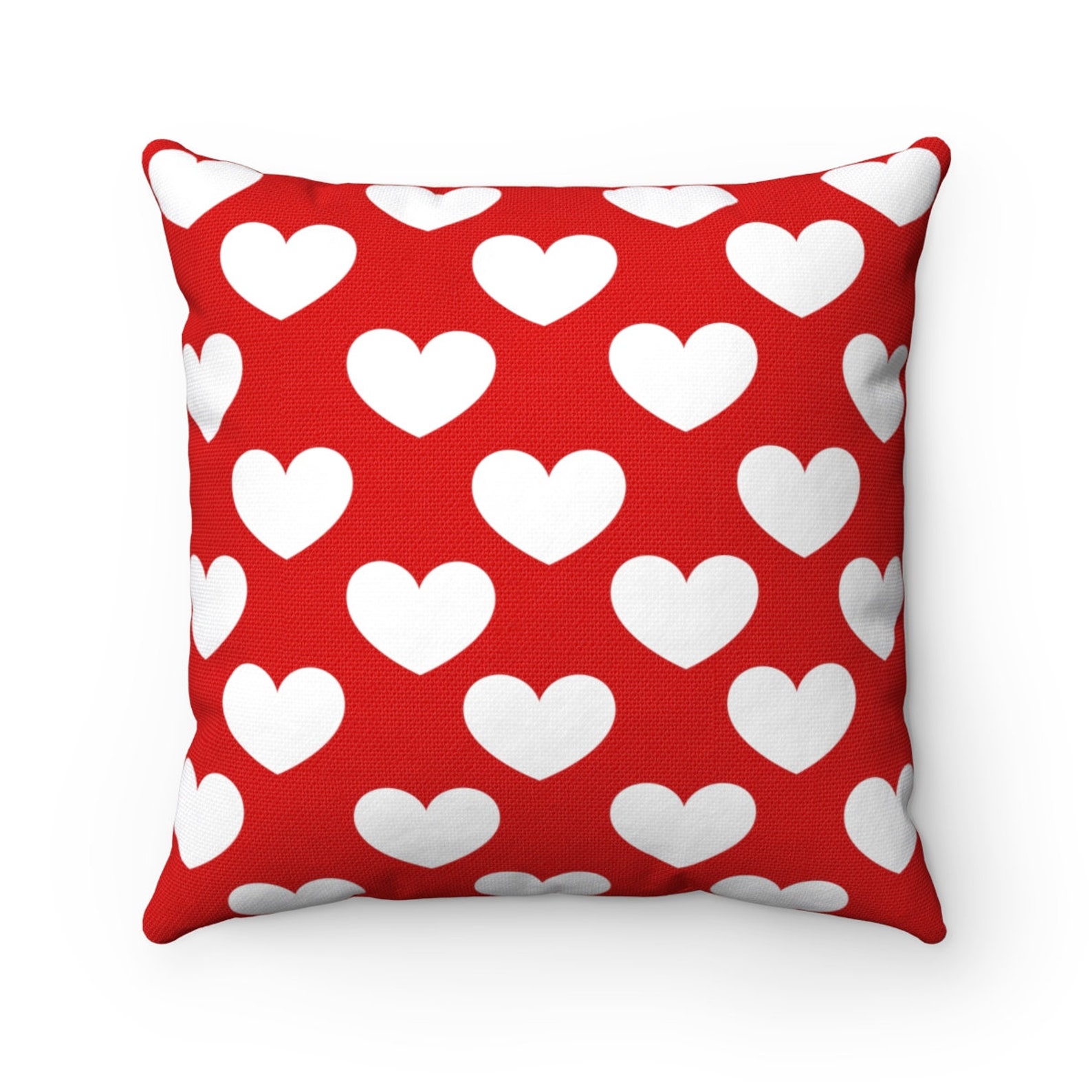 Hearts Pillow Cover Valentines Pillows Gifts for Valentines Etsy