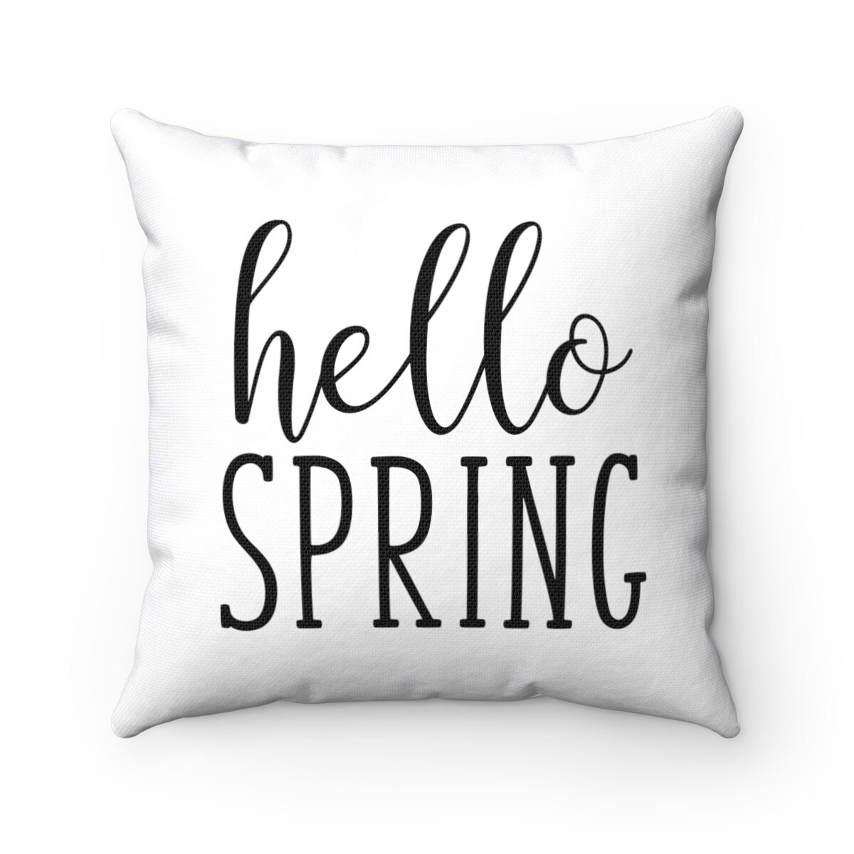 Spring pillow coversHello spring pillow hello Etsy