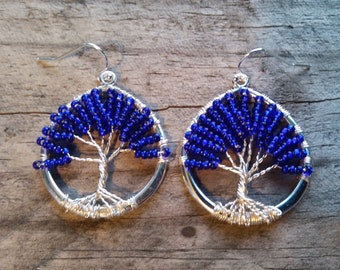 Boucles d’oreilles arbre de vie