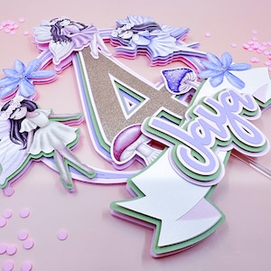 Fairy Birthday Cake Topper: Personalized Party Decor