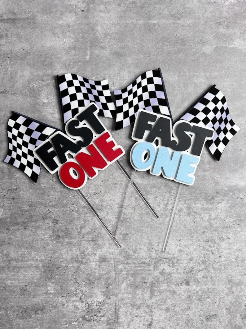 Fast One Cake Topper, Fast One Birthday Party, Fast One Party Decor, Fast One Birthday Cake Topper image 2