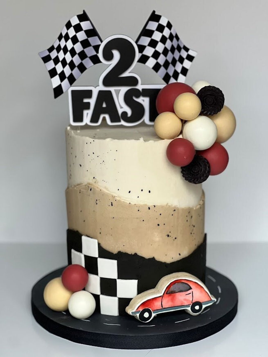 2 Fast Birthday Cake Topper, Two Fast Birthday, Two Fast Party Decor - Etsy