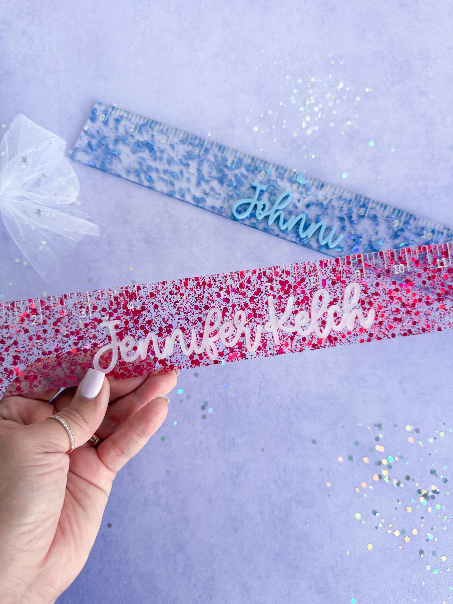 Acrylic Ruler Custom Custom Acrylic Teacher Ruler, Personalized Kids Ruler - Etsy