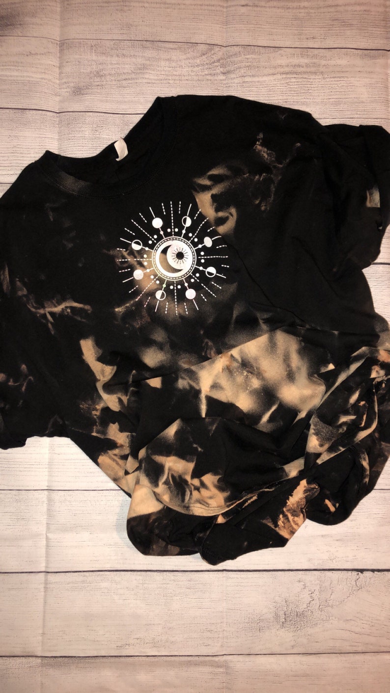 Hippie acid wash shirt